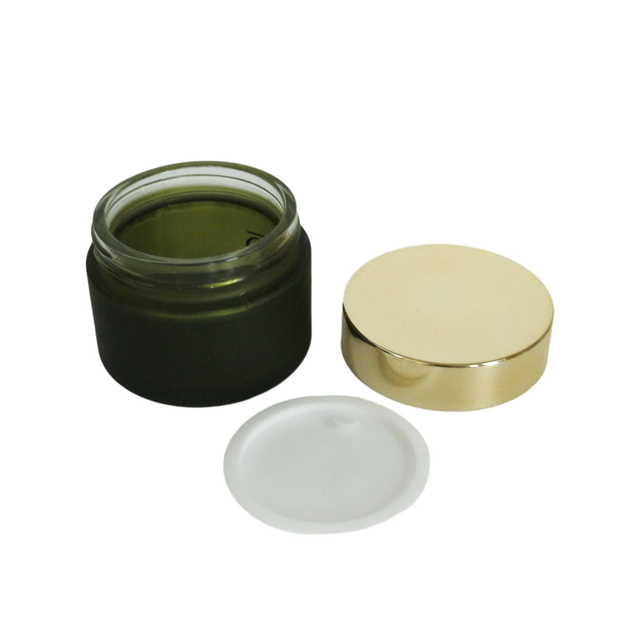 Luxury Empty Custom Cosmetic Skin Care Glass Jar with Lid for Face Cream OEM Custom logo Packaging