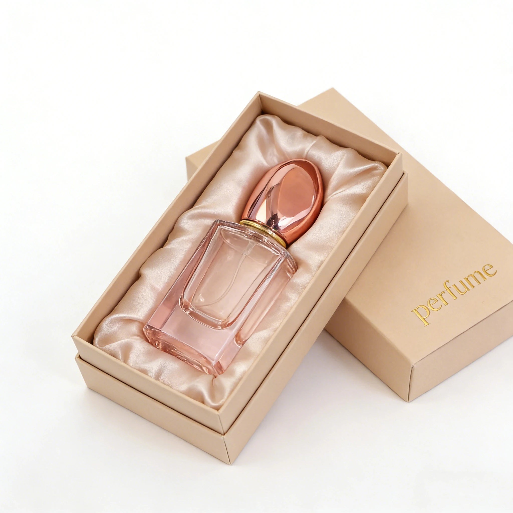 20ml 30ml pink Custom square Glass Perfume Bottle Fragrance Spray Bottle with Box Packaging - 图片 6