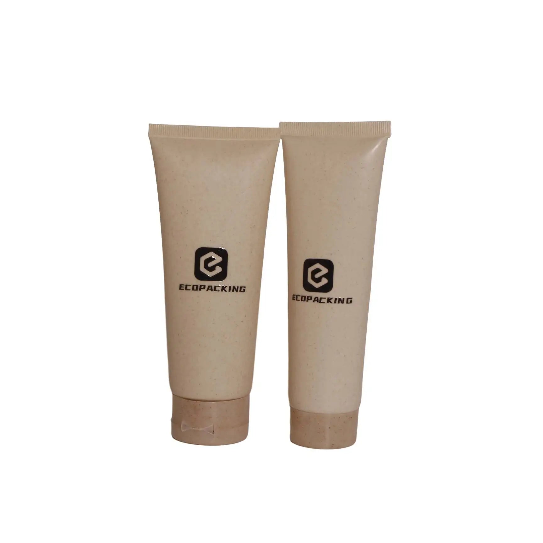Cosmetic Biodegradable Wheat Straw Tube Packaging 120ml 4oz Empty Hand Cream Tube Plastic Cream Tube for Lotion - 图片 2