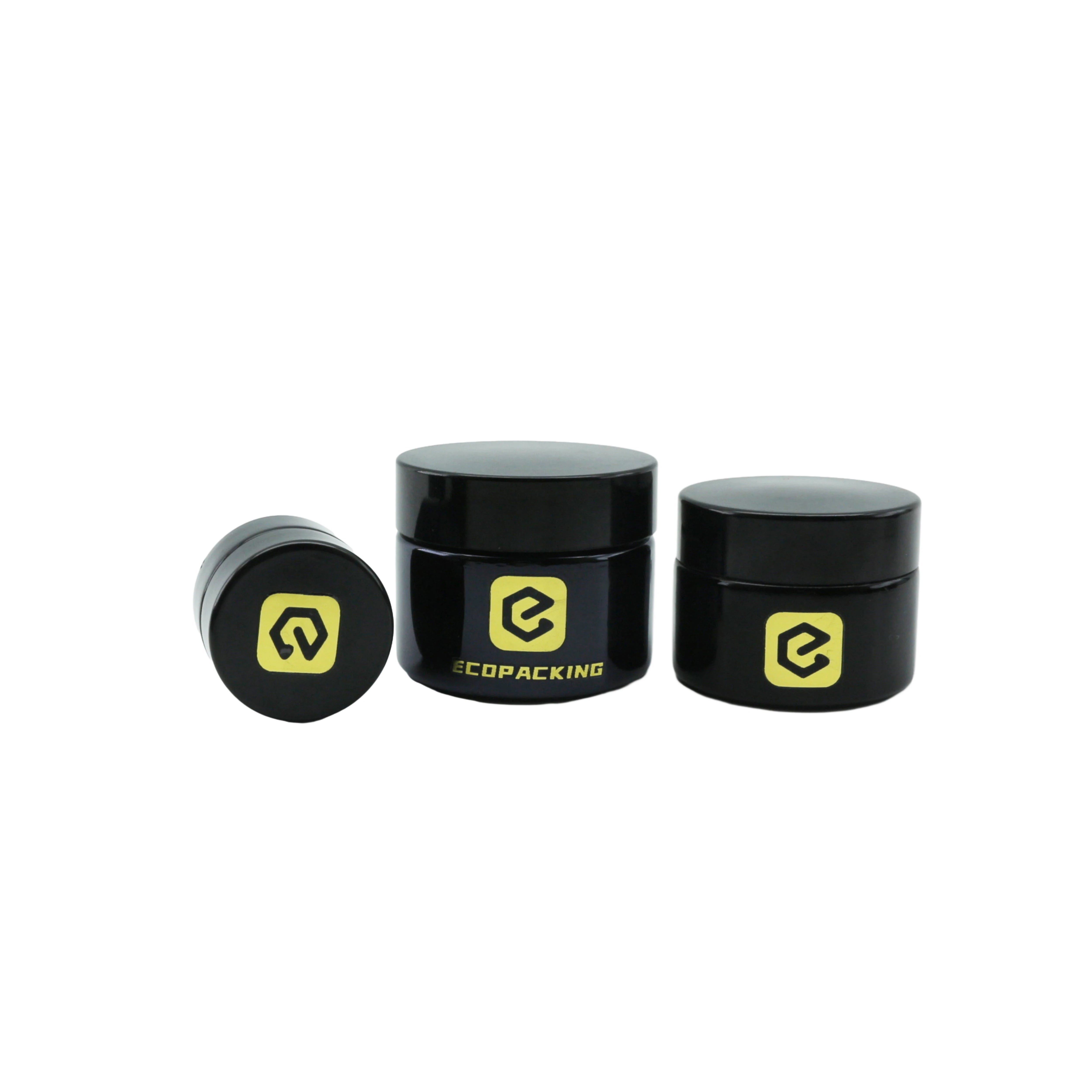 5ml 5g Uv Violet Cosmetic Glass Jar for Cream Skin Care Concentrate Jar - 图片 4