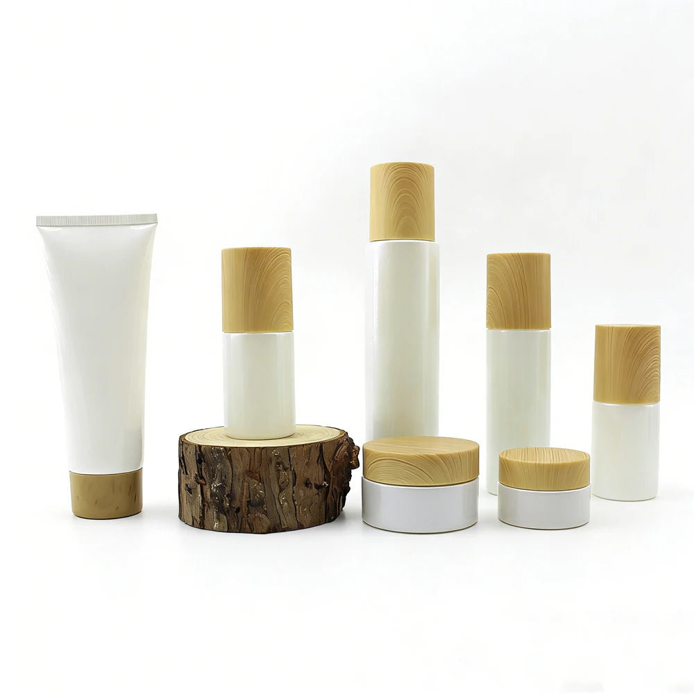 Skincare Set Packaging Cream Tube Cosmetic Spray Pump Bottle and Glass Body Butter Jars Wholesale - 图片 6