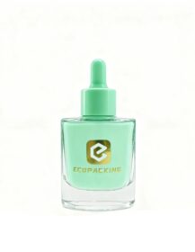 Custom Glass Dropper Bottles 15ml 30ml 50ml Flat for Essential Oil Lotion Face Cream & Eye Drop-Wholesale Cosmetic Bottles