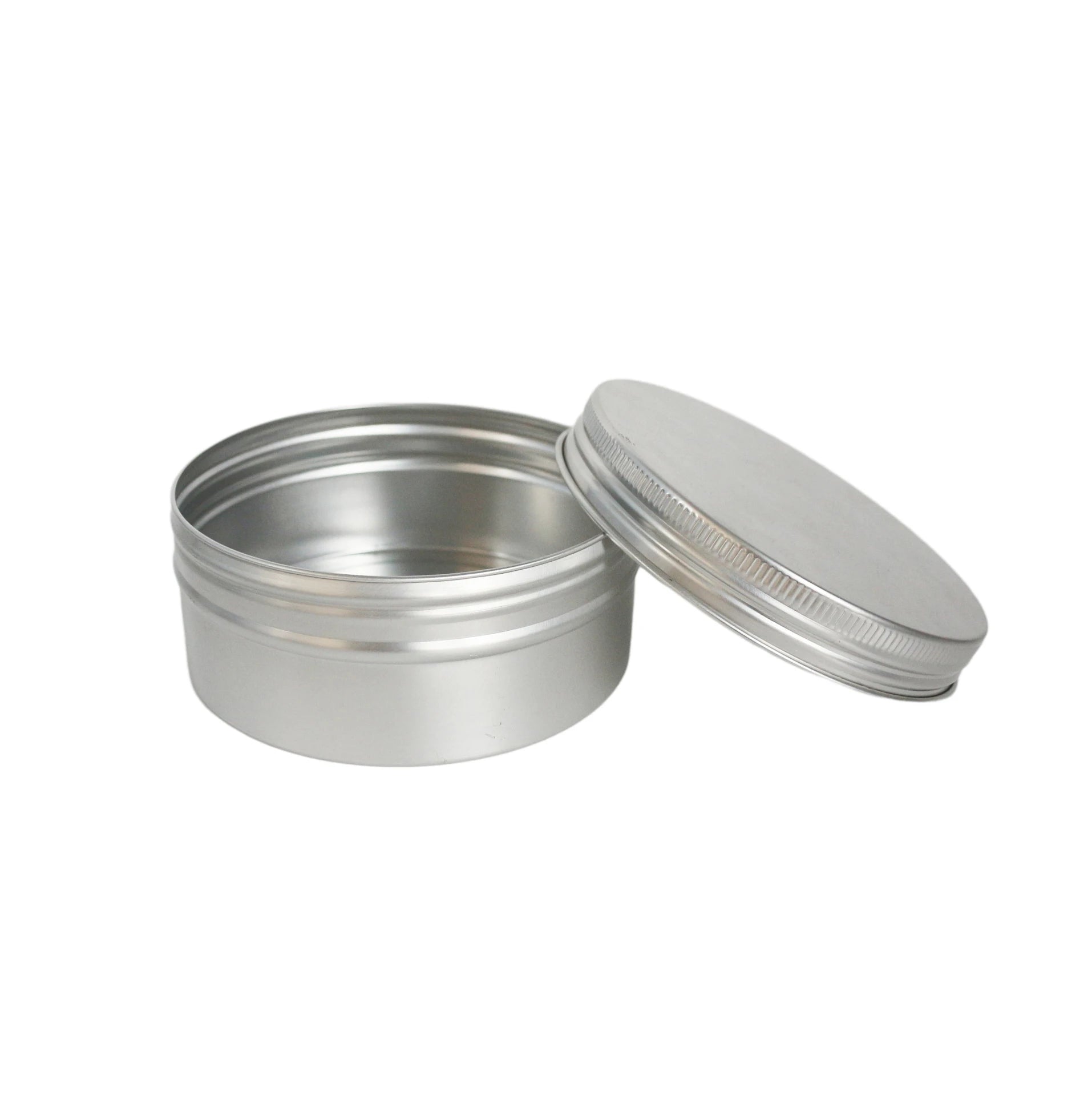 5ml 10ml 15ml 20ml 30ml 50ml 100ml 150ml 200ml 250ml Empty Cosmetic Silver Metal Aluminum Candle Cream Tin Jar for Body Butter - 图片 6