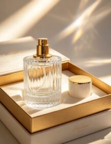 Luxury Cylinder Perfume Bottle 30ml Heavy Base Empty Glass Fragrance Perfume Spray Bottle 50ml