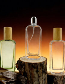 50g 30ml 50ml 100ml 120ml Glass Flat Gradual Gold Grey Frosted Matte White Glass Cosmetic Container Package Perfume Bottle