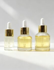 Luxury 10ml 20ml 30ml Thick Bottom Glass Dropper Bottles for Essential Oils Serum and Face Cream