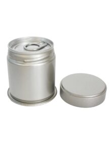 Custom Matt Finish OEM Empty air Tight Food Grade Empty Coffee Bean Matcha Powder Loose Tea Powder Tin Can Tin Box 30g 40g 50g