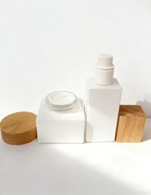 20ml 30ml 50ml 100ml 120ml 30g 50g Lotion Pump square Glass Cosmetic Bottle White Glass Cream Jar Skin Care Packaging Set