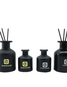 Wholesale 50ml 100ml 150ml Home Scent Room Bottle Fragrance Aroma Glass Reed Diffuser Bottle with Cap F888