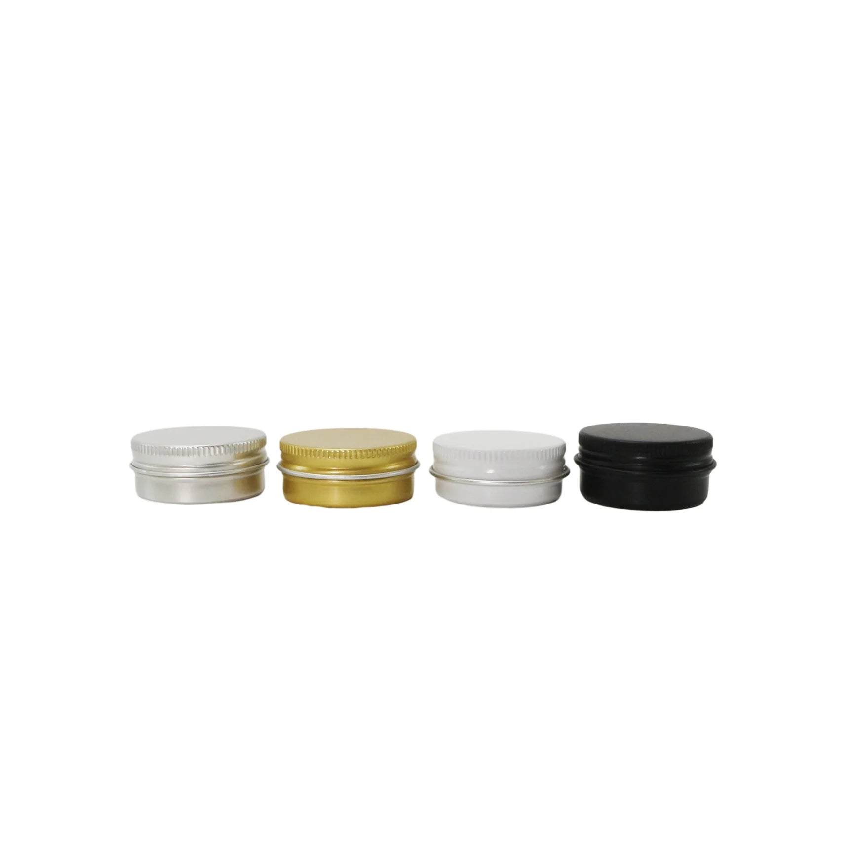 10ml Gold Small Metal Aluminum Small Jar Tin Can Container Metal Box Solid Perfume Container - 图片 5