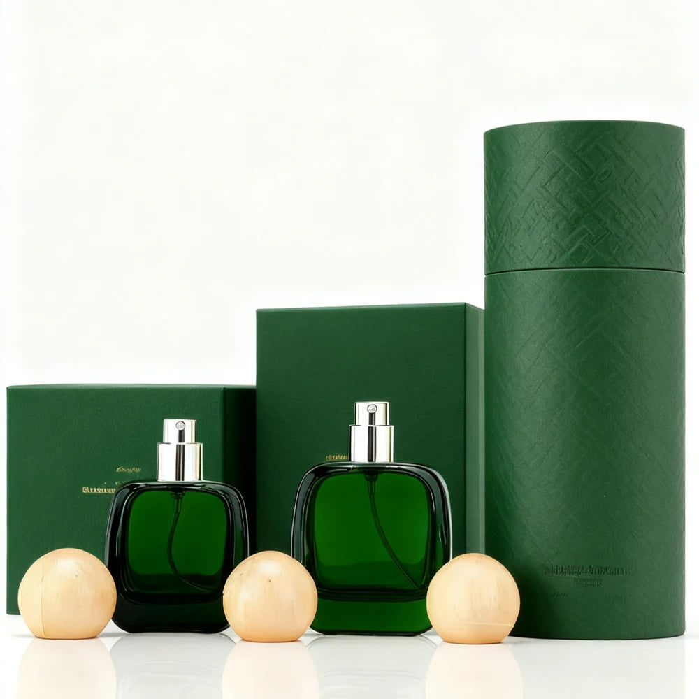 Luxury Perfume Spray Glass Bottles with Box 30ml/50ml/100ml Screw Neck Round Cap for Cosmetic & Mascara Use - 图片 6