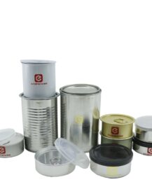 Wholesale Custom Round Matte Tea Matcha Coffee Powder Airtight Coffee Tin Can Food Grade with Lid Tea Tin Box