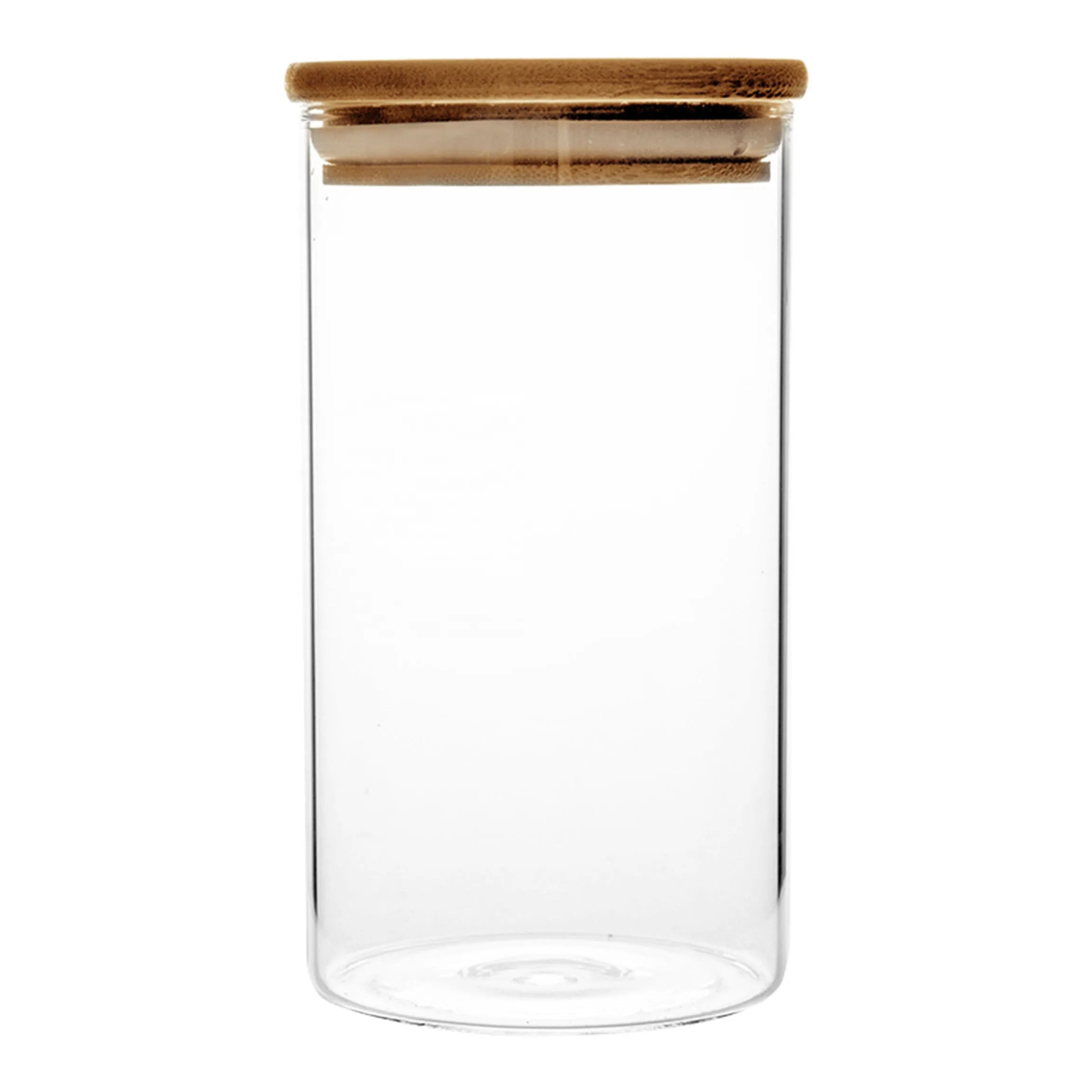 Hot Sell Borosilicate Kitchen Storage Glass Jar Set Spice Container Bottles With Bamboo Lid - 图片 7