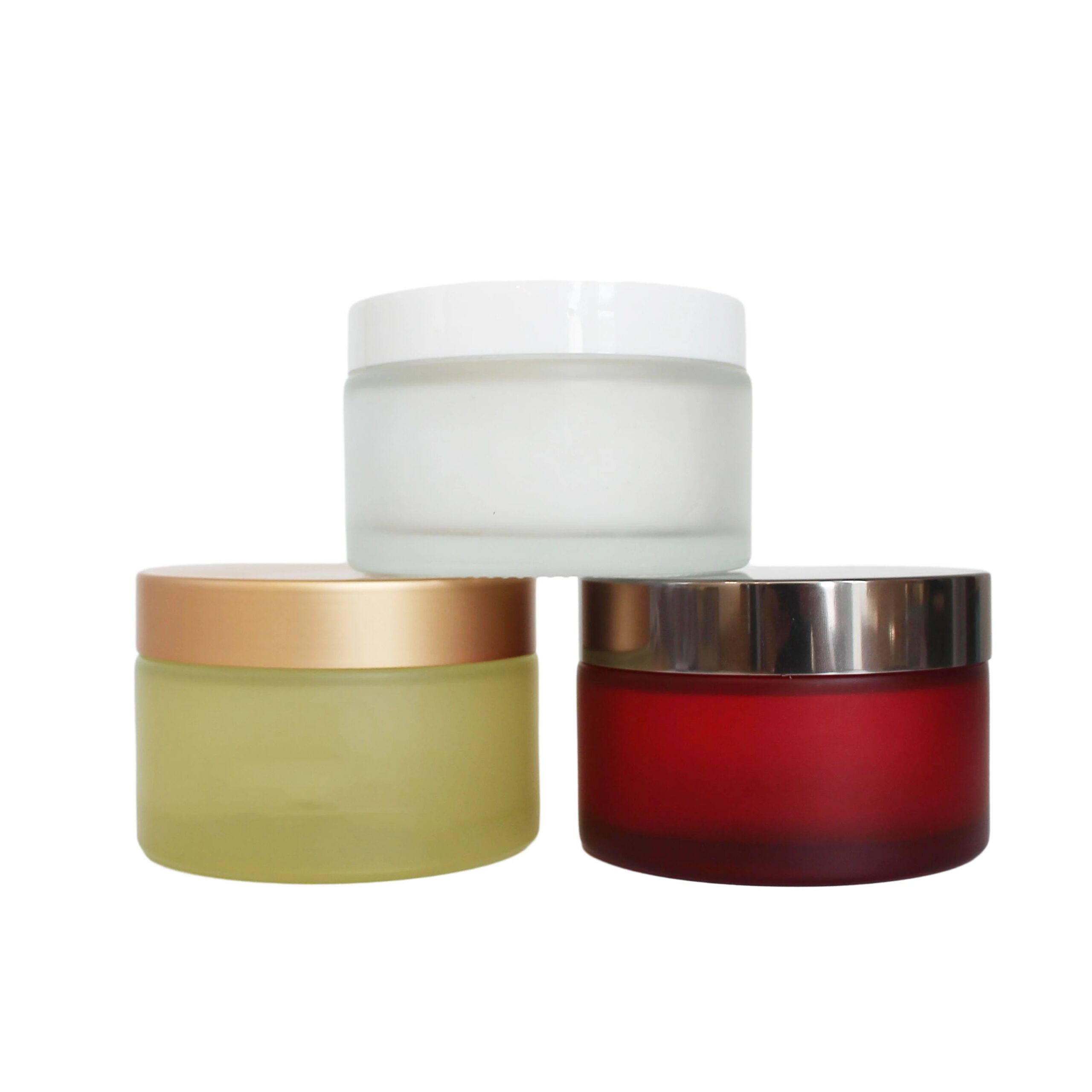 clear Transparent Thick Bottom in Stock 200ml 200g Cosmetic Cream Glass Jar with Lid Wholesale for Body Butter Balm - 图片 2