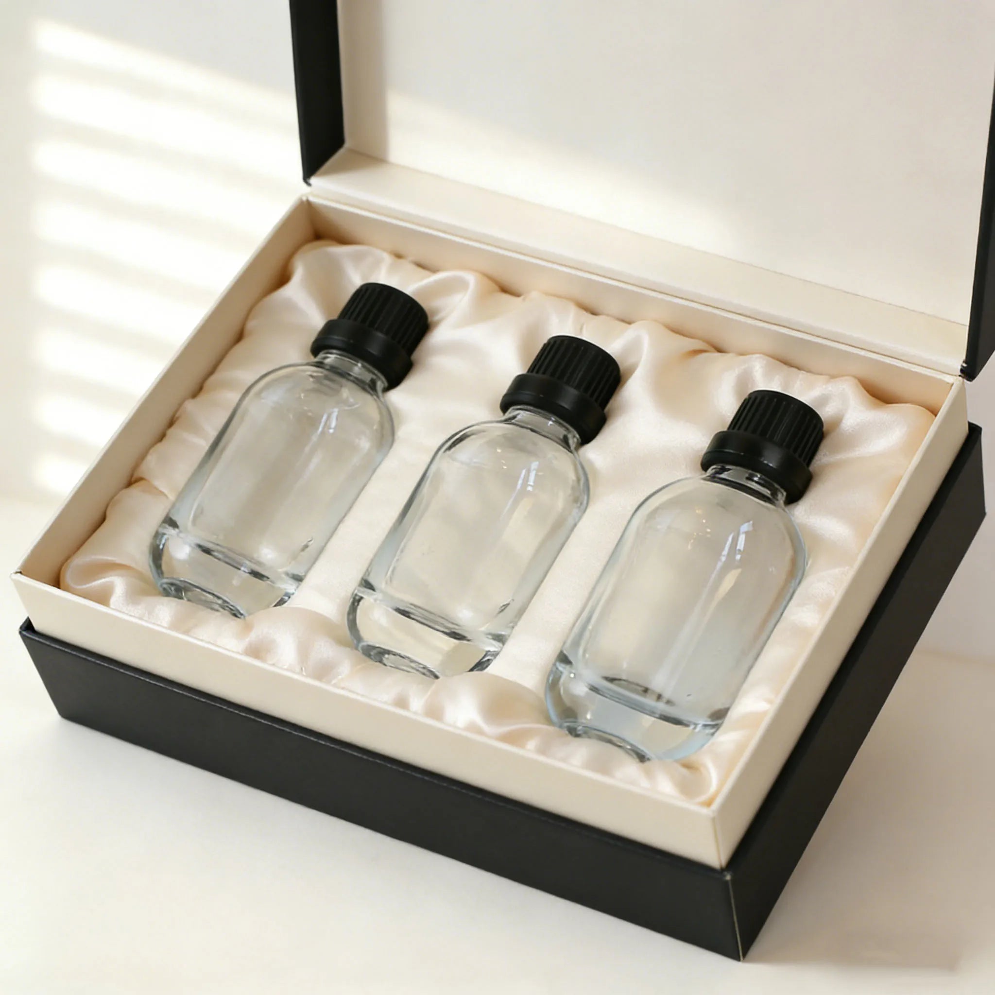 Wholesale Thickened Clear Glass Bottles 10ml 30ml 50ml Durable Empty Oil Bottles for Essential Oil Cosmetic Packaging - 图片 5