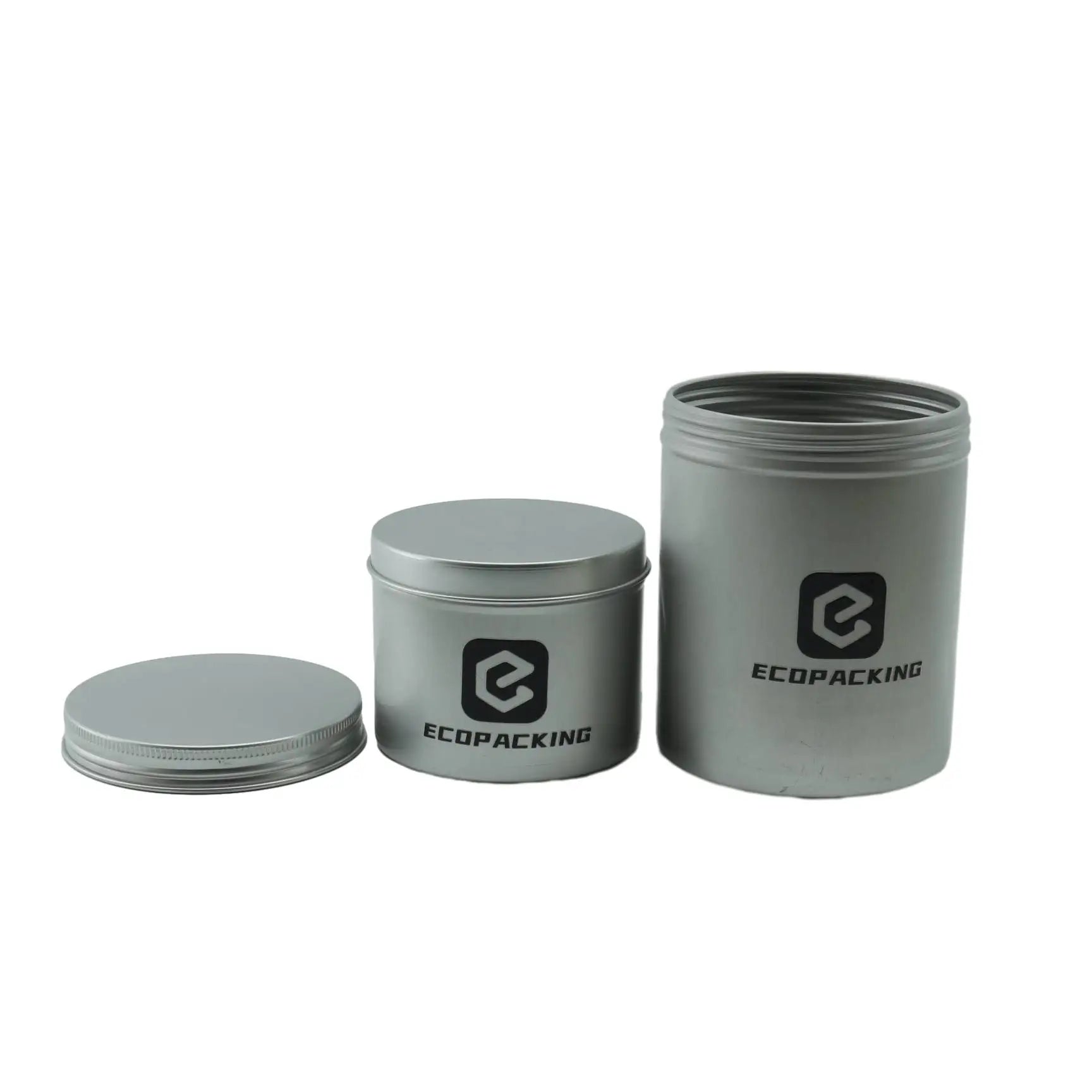 Custom Empty Round Candle Tin Jars Wholesale Empty Tin Can Jars Aluminum Jar Empty Box Tin Can 50g 100g 150g 200g - 图片 3