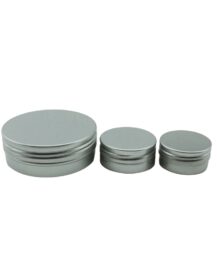 Custom Body Butter Soap Aluminum Tin Jars Container for Cosmetic Skin Care Beard Balm Lip Balm Candle Empty