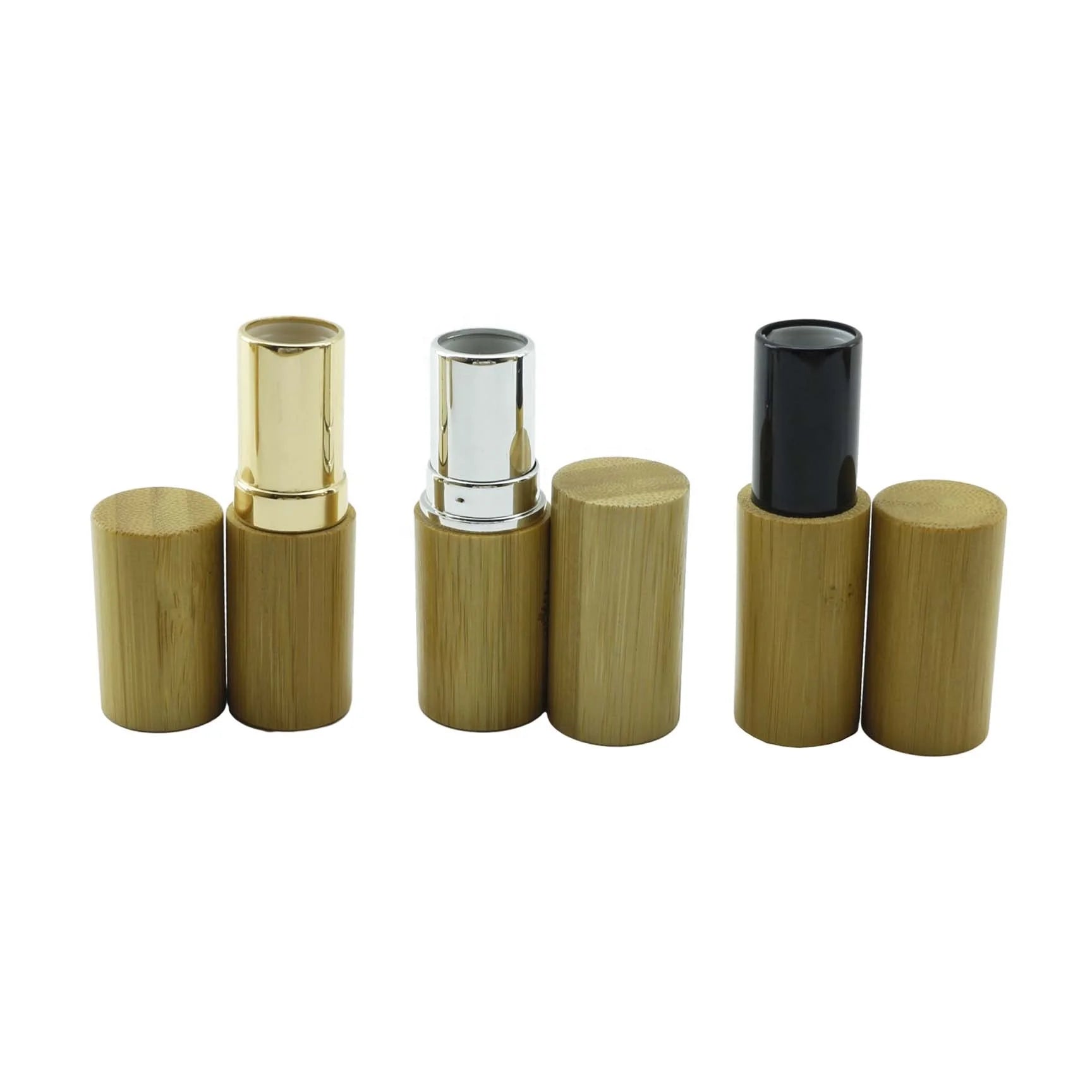 Empty Lipstick Tube Container Luxury Bamboo Slim Lipstick Tube - 图片 6