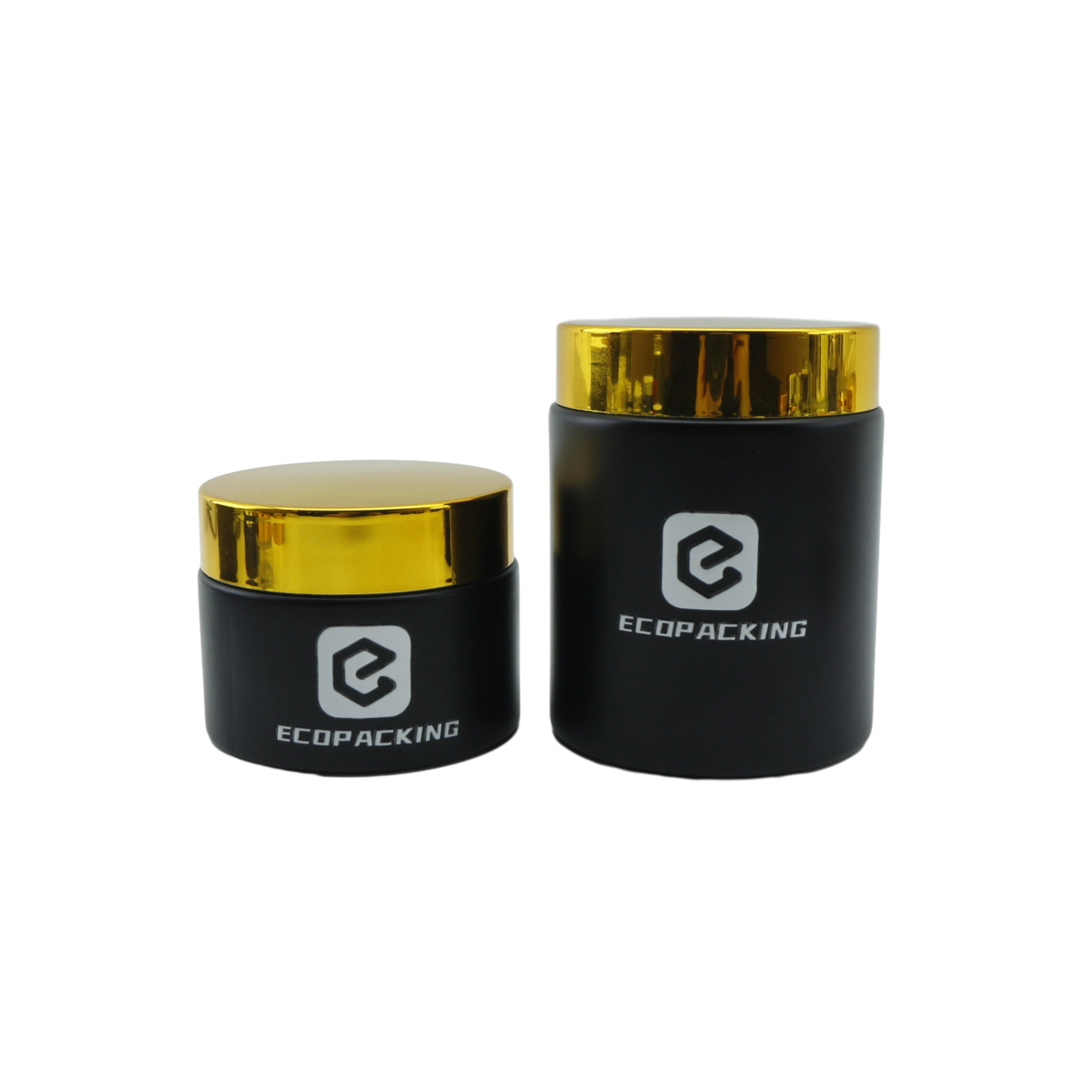 Wholesale Empty Glass Candle Jars 50ml 100ml Matte Black Candle Container with Lids - 图片 6