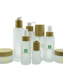 Luxury Body Lotion Pump Bottle 15ml 30ml 50ml 60ml 100ml 120ml 200ml Flat Shoulder Dropper Bottle Glass Cream Jars