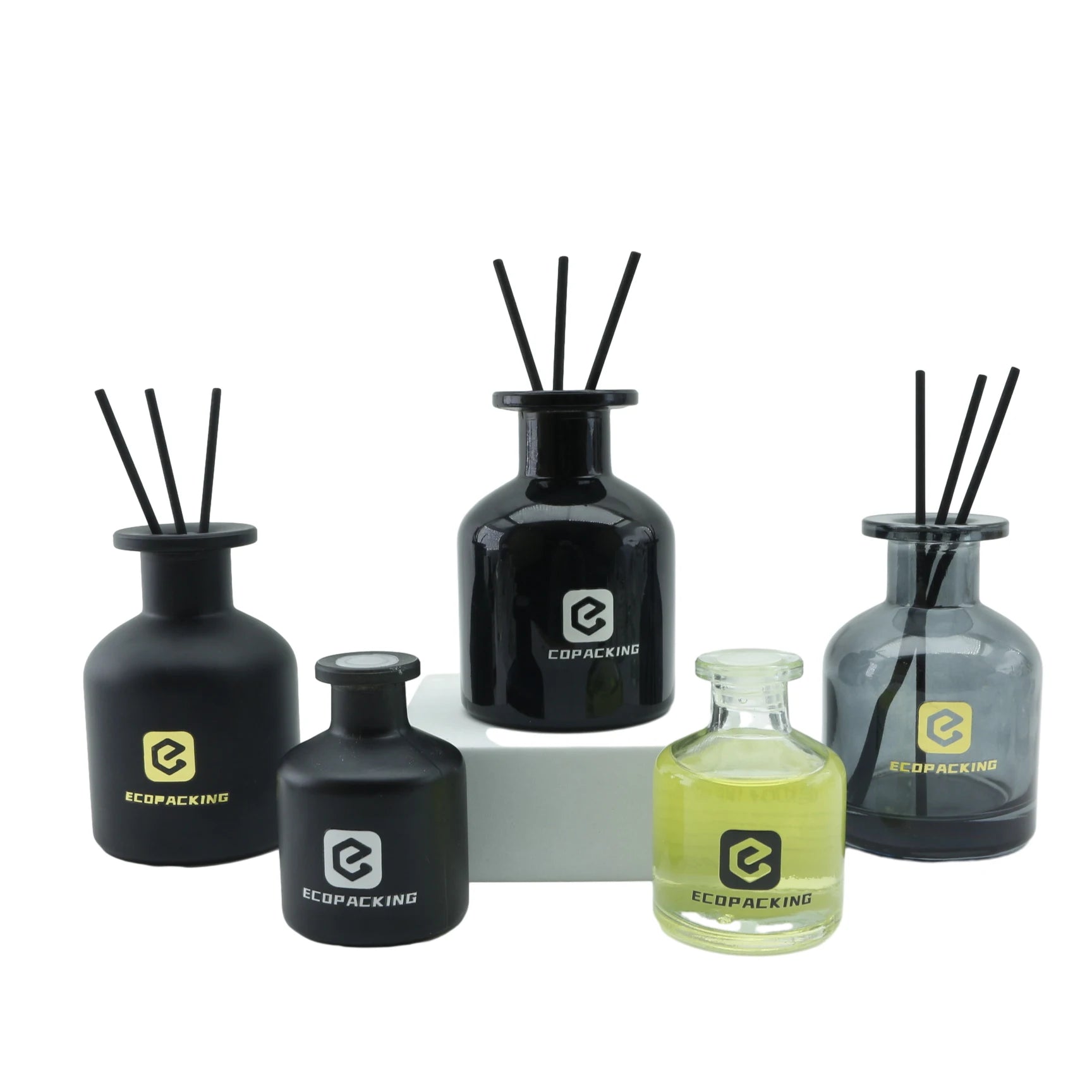 Luxury Flat Glass Diffuser Bottle 50ml-200ml Cork Sealed Carton Packed Aroma & Perfume Diffuser Model XXX8888 - 图片 6