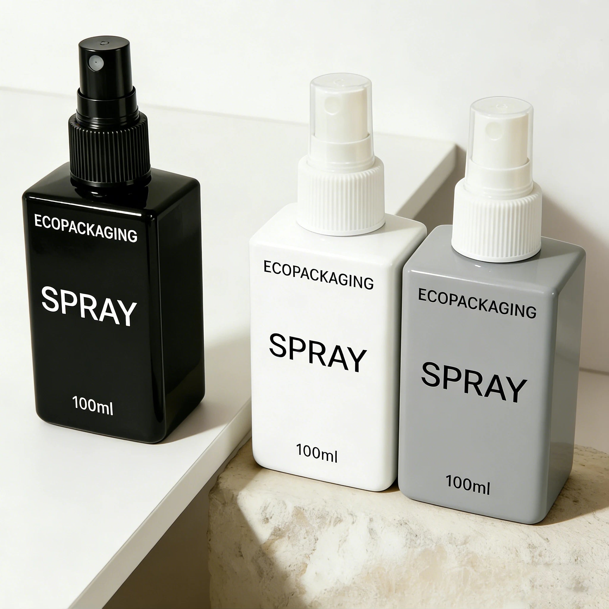 Empty Travel Pet Perfume Make up Spray Bottle Cosmetic Skincare Plastic Fine Mist Bottle Packaging - 图片 3