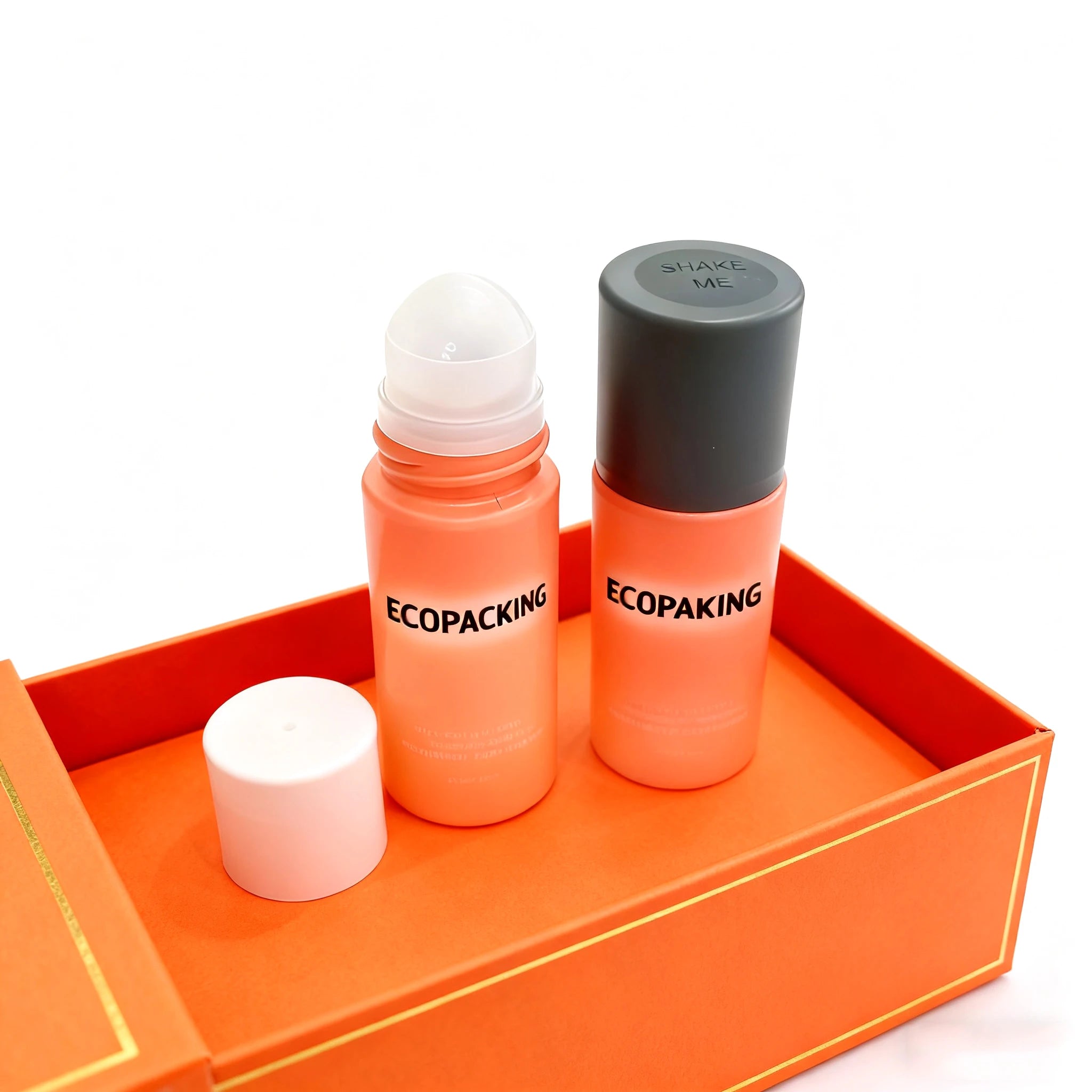 50ml Empty Glass Deodorant Roll on Bottles With Roller Ball Empty Roll on Containers Perfume Bottle and Custom Packaging - 图片 3