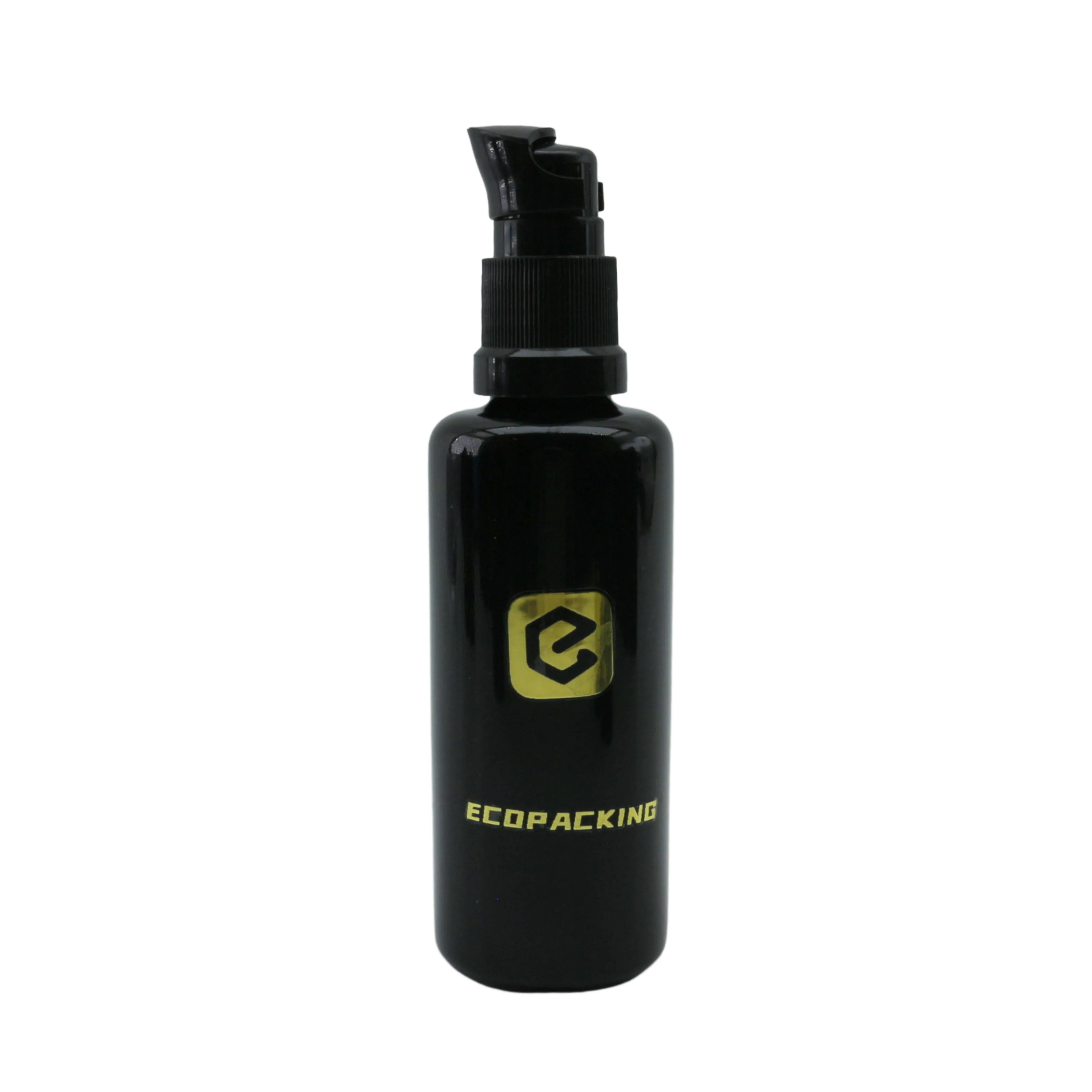 Hot Sale Uv Violet Bottle 15ml 30ml 50ml 100ml Black Glass Lotion Bottle for Hair Oil - 图片 6