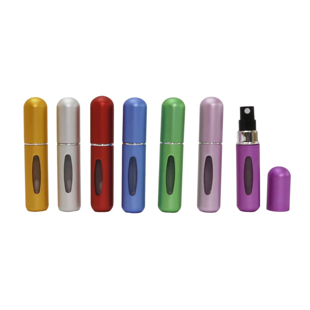 Portable Atomizer Aluminum Spray Perfume Bottle Travel Size 5ml 8ml Refillable Atomizer Perfume Spray Bottle - 图片 6