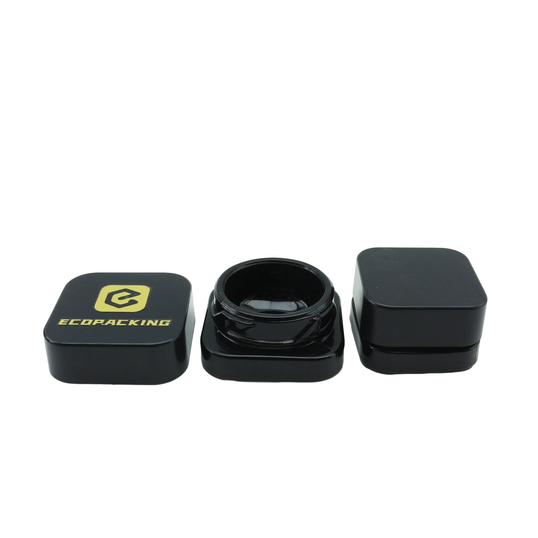 5ml Thick Black Glass Containers with Black Child Resistant Concentrate Jar with Lid for Lip Balm Cosmetics - 图片 10