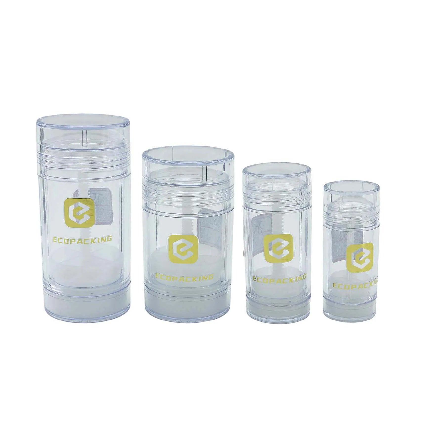 Empty Transparent Deodorant Stick 15g 30g 50g 75g Deodorant Container D888