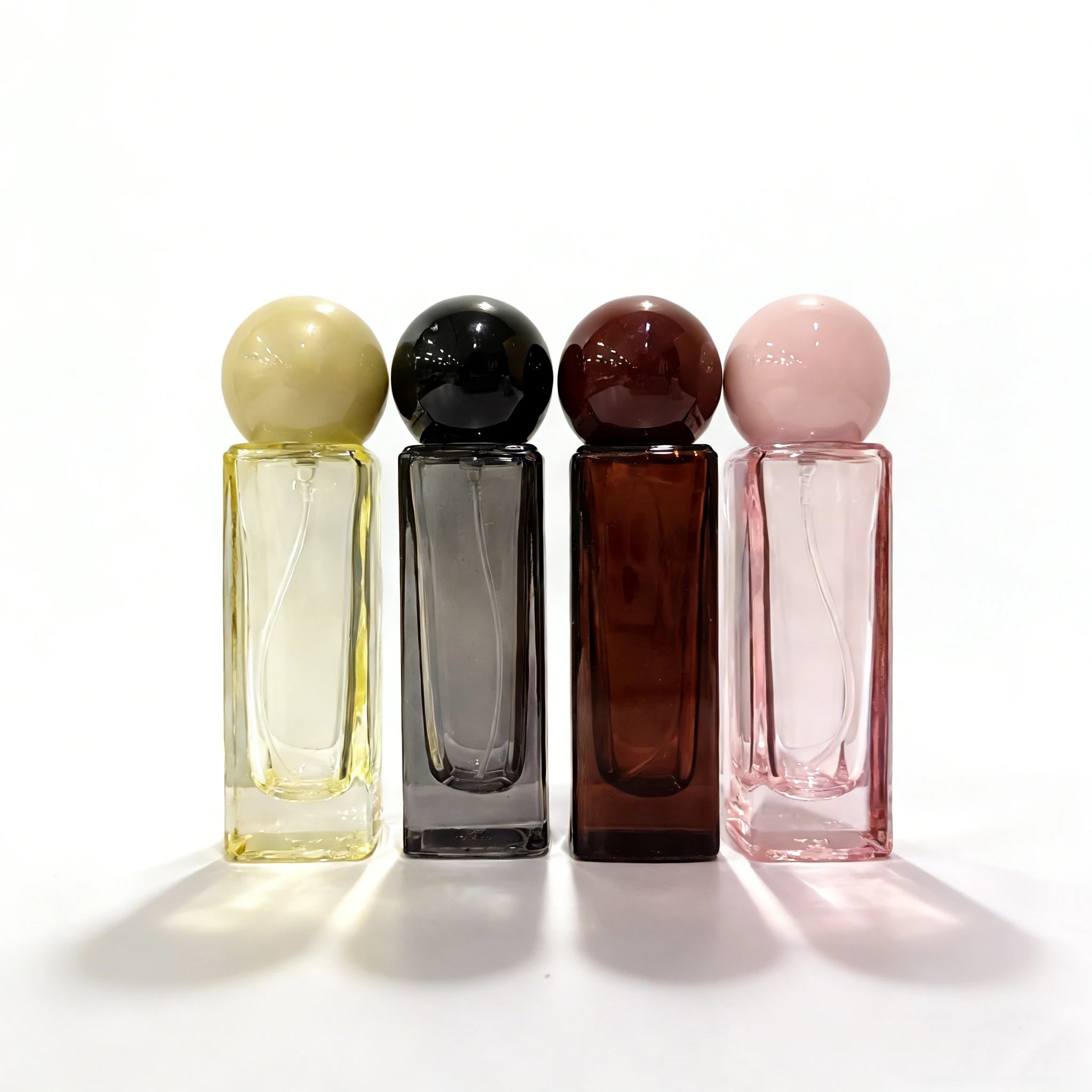 30ml Square Portable Travel Refillable Perfume Bottle Dispenser with Pump Sprayer Empty Glass Bottle - 图片 5