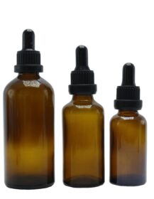 Hot Quality 5ml 10ml 15ml 20ml 30ml 50ml 100ml Amber Glass Essential Oil Bottle with Euro Dropper Tamper Proof Cap
