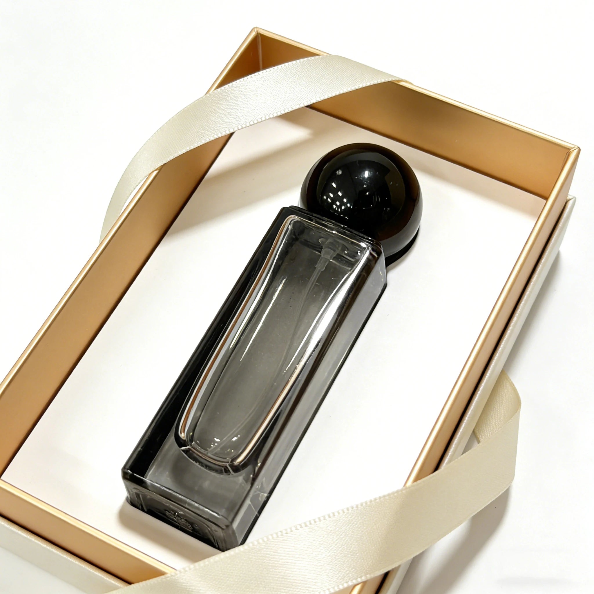 30ml Square Portable Travel Refillable Perfume Bottle Dispenser with Pump Sprayer Empty Glass Bottle