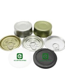Empty Tuna Can Packaging 60g 100g 120g 250g Food Grade Metal Tuna Tin Can for Canned Food C888