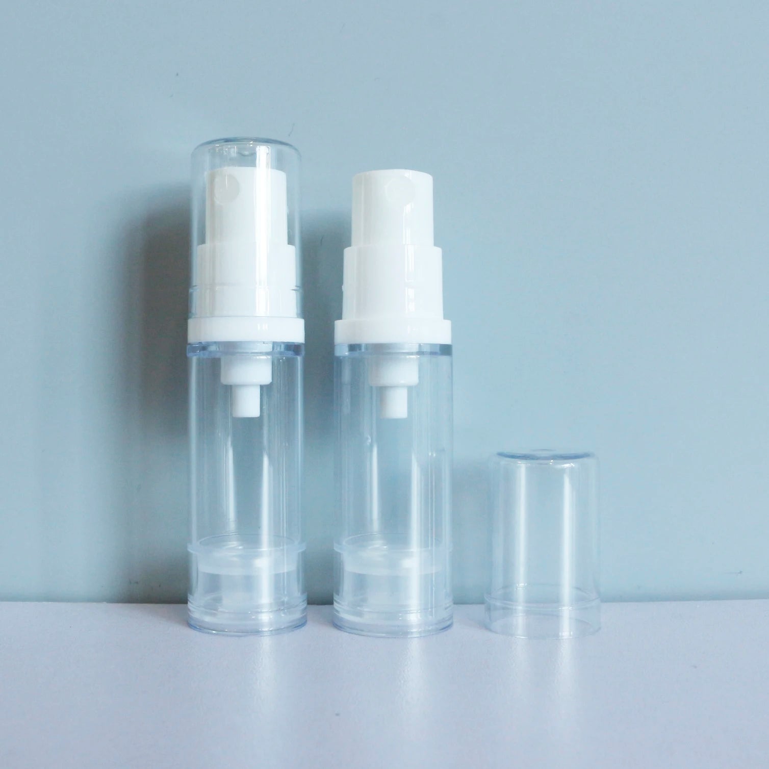 Luxury 5ml/10ml Empty Plastic Airless Spray Pump Bottle for Skin Care Serum Face Mask Shampoo-for Lotion Oil Perfume Packaging - 图片 6