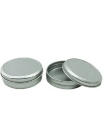 Lip Balm Cosmetic Aluminum Tin Jar with Lid for Skin Care Cream Oinent Small Tin Box Custom Package