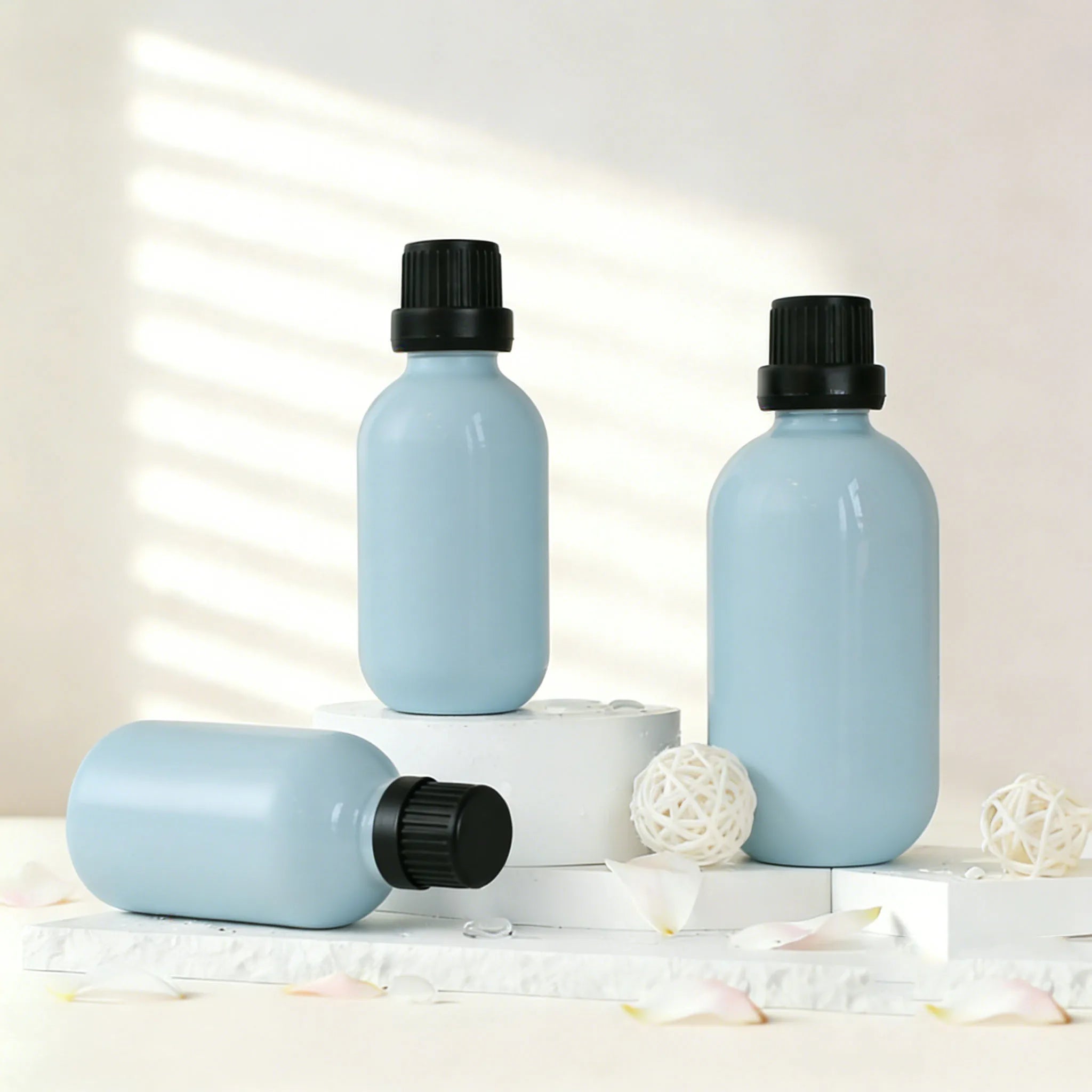 Wholesale Heavy Duty Clear Glass Bottles 10ml 30ml 50ml Bulk Empty Essential Oil Containers for Aromatherapy Lab Use - 图片 6