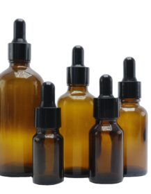 5ml 10ml 15ml 20ml 30ml 50ml 100ml Amber Glass Essential Oil Bottle Glass Dropper Bottle