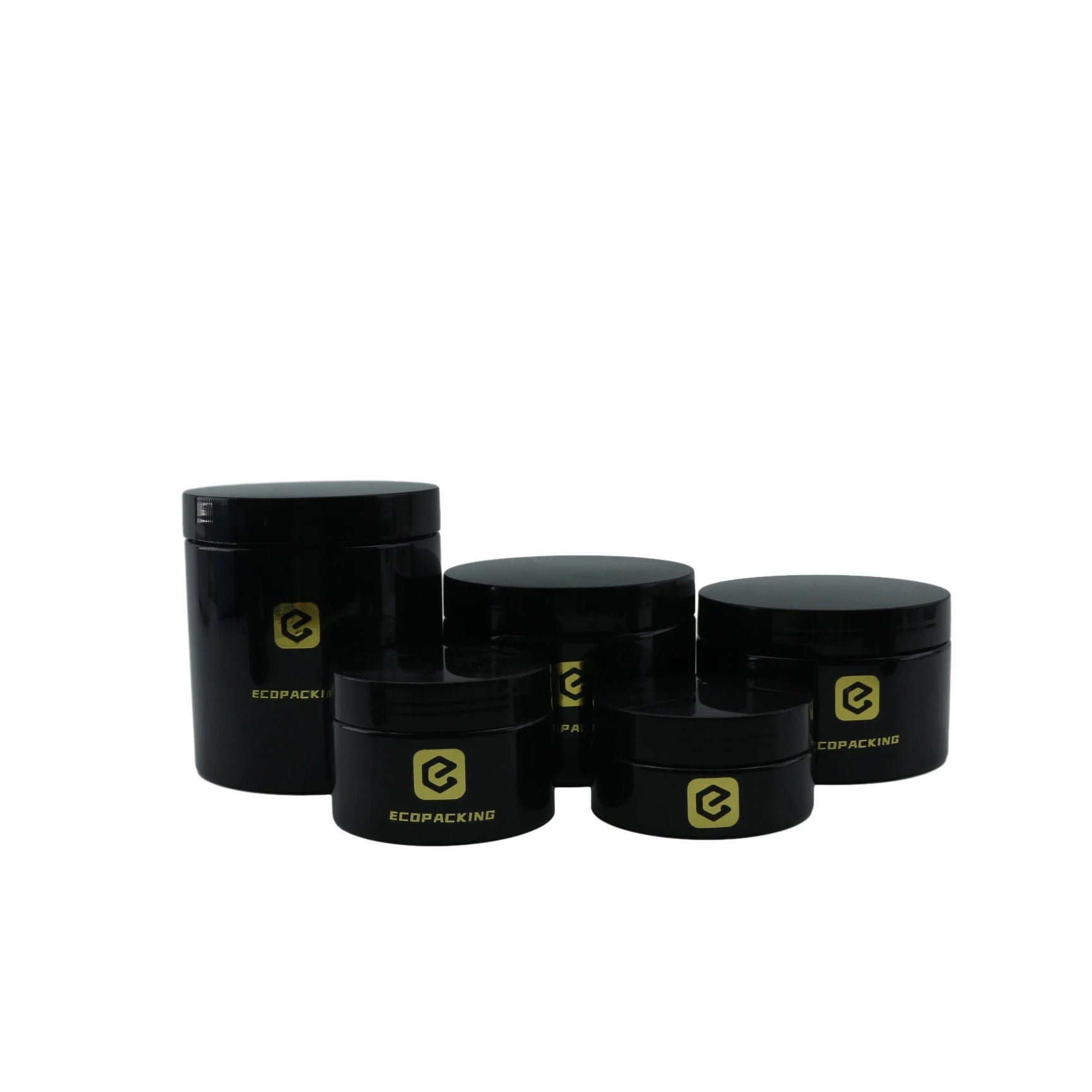 Wholesale 1oz 2oz 4oz 8oz 16oz 32oz Blue PET Plastic Facial Care Jars Recyclable Cosmetic Packing for Hair - 图片 7