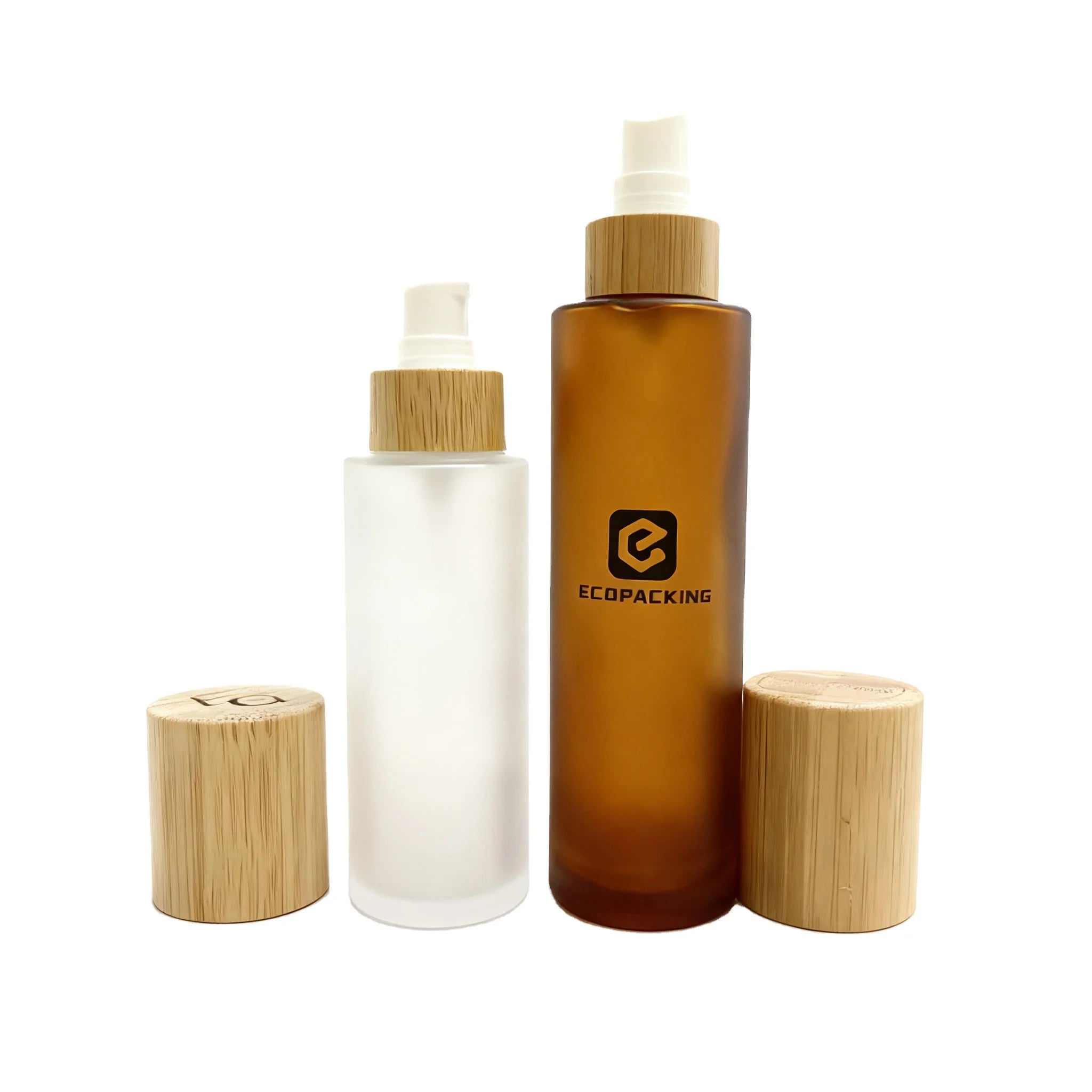 Custom Clear Amber Blue Skincare Glass Jar with Plastic Cap for Body Scrub and Cream 200g Wide Mouth Jar - 图片 5