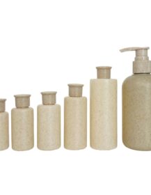 Eco Friendly Wheat Straw Spray Pump Bottle for Hair Conditioner Essential Oil Soap Packaging 30ml 50ml 100ml 250ml 500ml