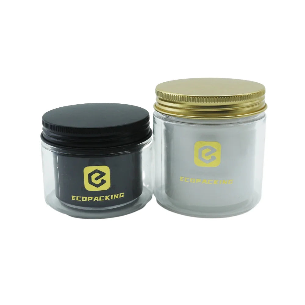 1oz 2oz 4oz 6oz 8oz 16oz 100ml 150m Clear Powder Plastic Cream Jar PET Food Honey Jars Scrub Body Butter Container Jar with Lids - 图片 2