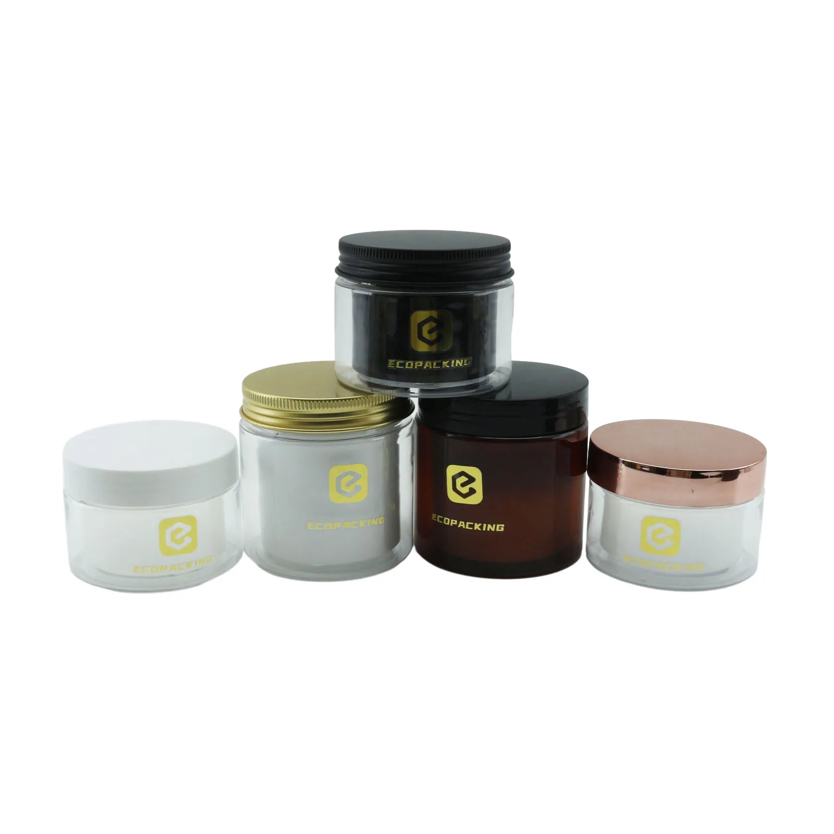 Luxury Cream Jar Plastic 30g 50g 100g 200g Double Wall Cosmetic Face Cream Empty Jars - 图片 6