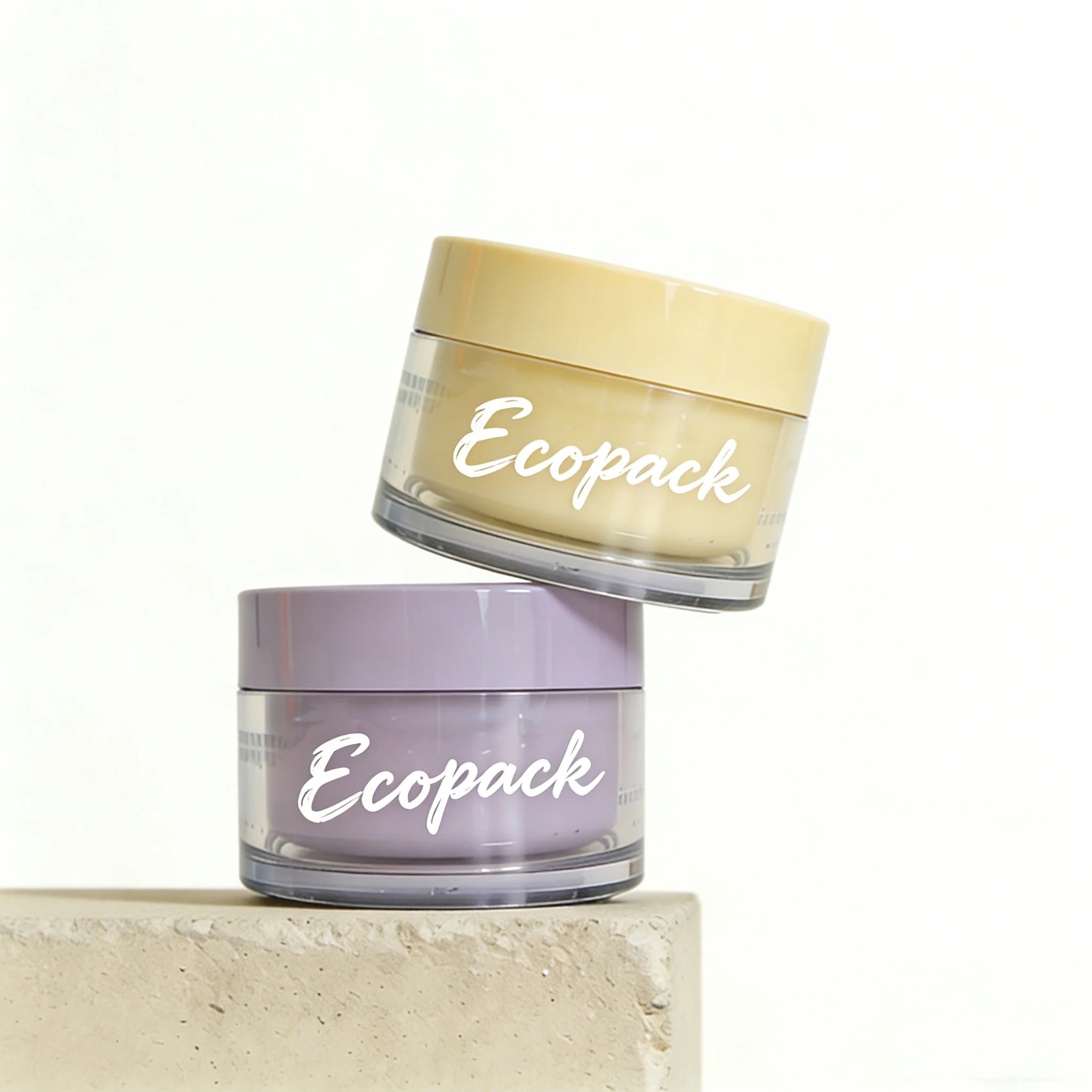 Custom Color & Printing Double-Layer Acrylic Cosmetic Cream Jar for Luxury Skincare Packaging - 图片 11