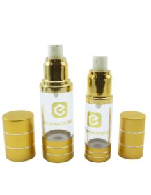 15ml 30ml 50 ml 100ml 120ml Gold Frosted Airless Foaming Mist Pump Spray Bottle for Luxury Packaging Cosmetic
