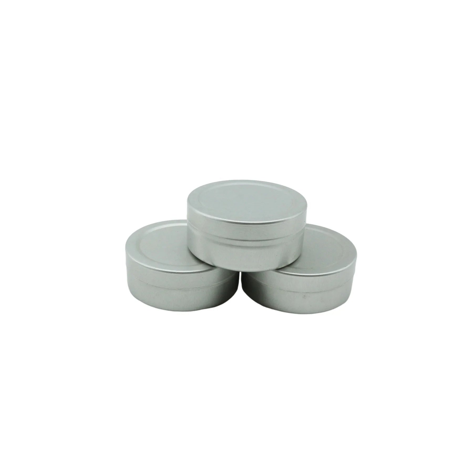 10ml 15ml 20ml Small Aluminum Tin Box Round Empty Container for Lip Balm Hand Cream Cosmetic Balm slip Cap - 图片 2