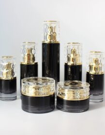 Luxury Cosmetic Eye Cream Body Butter Face Cream Serum Essence Glass Jar with Lid for Skin Care Packaging 30g 50g