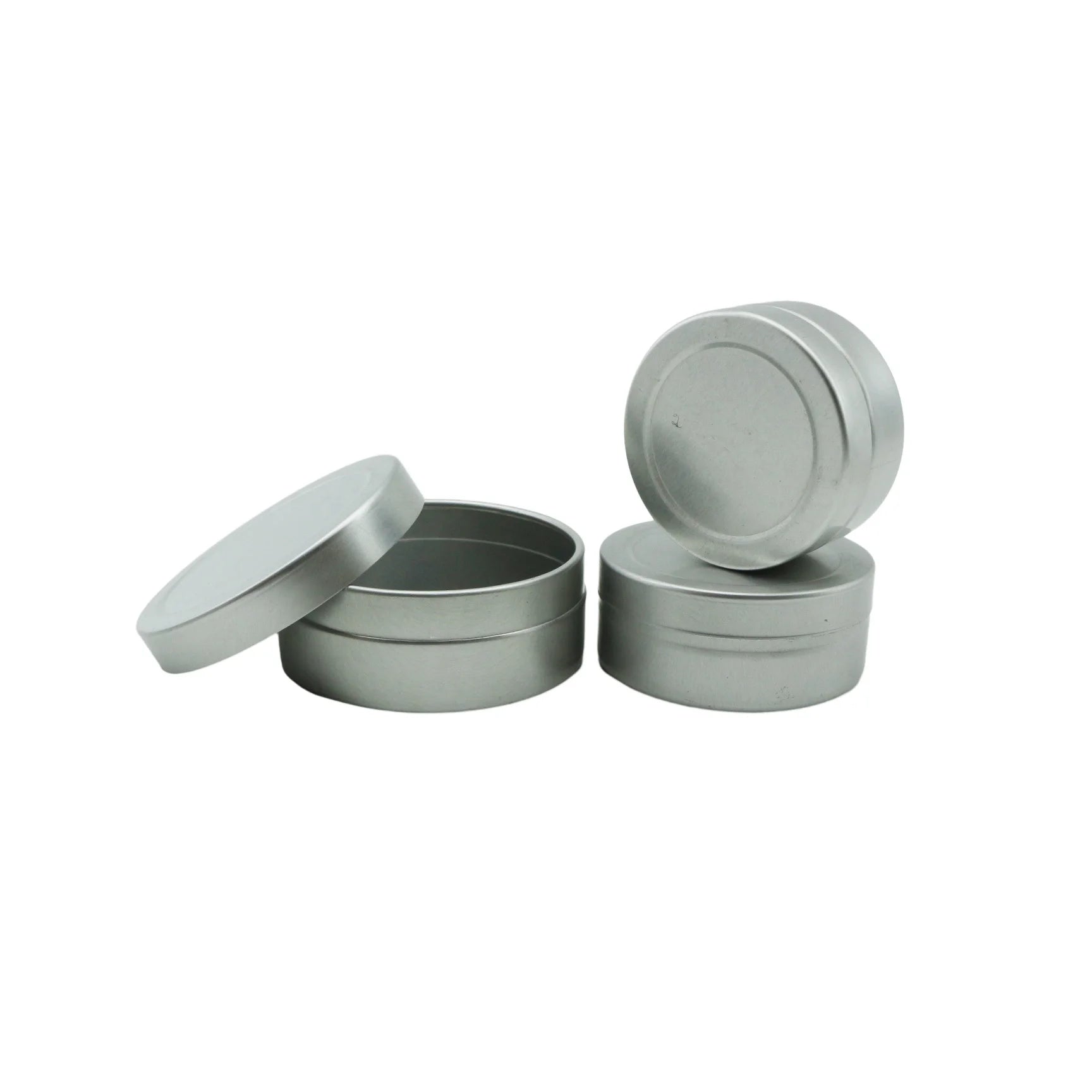 10ml 15ml 20ml Small Aluminum Tin Box Round Empty Container for Lip Balm Hand Cream Cosmetic Balm slip Cap - 图片 5