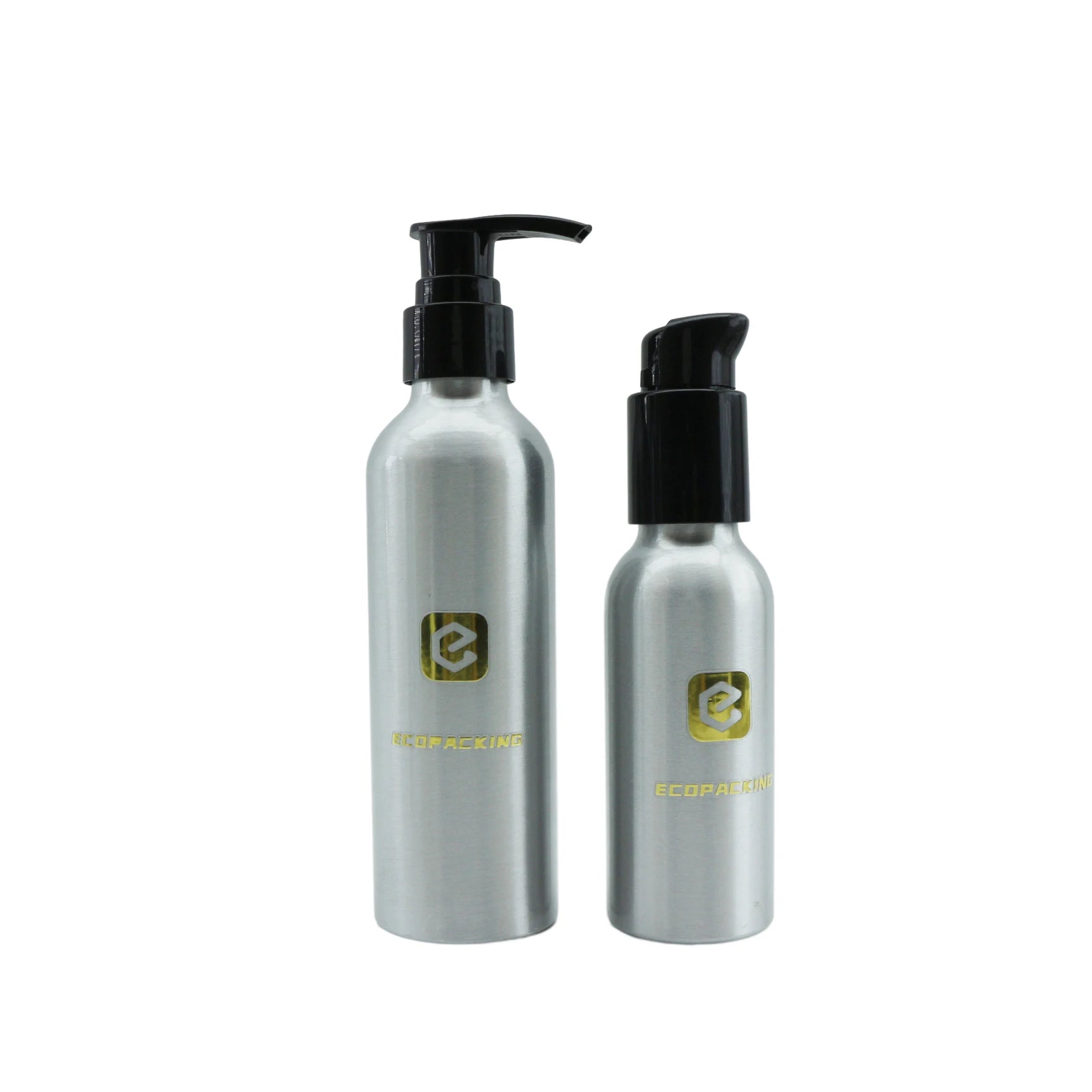 Wholesale 30ml 50ml 100ml 250ml 300ml 500ml Aluminum Cosmetic Bottle with Shampoo Pump Dispenser - 图片 5